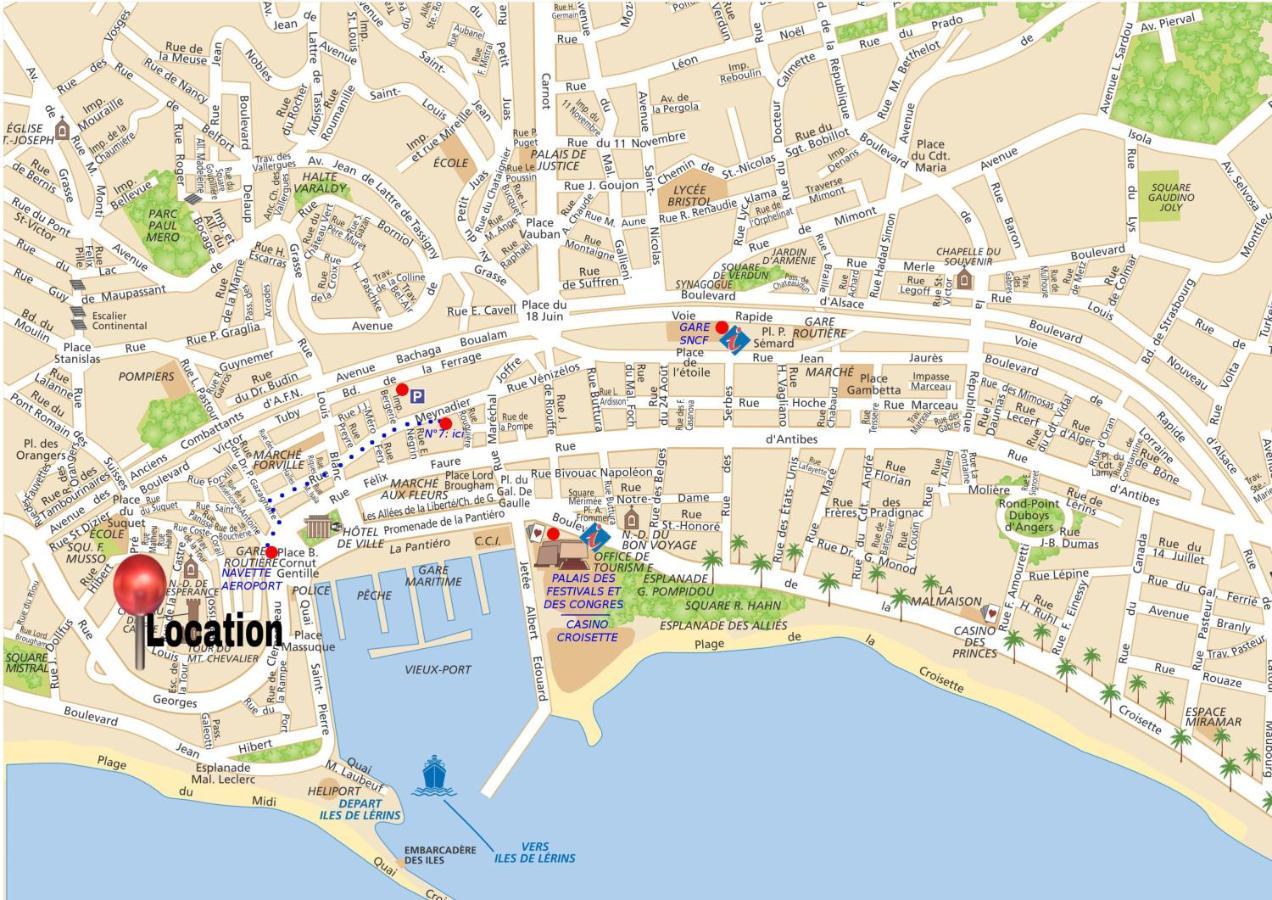 Maisonnette Studio Bas Suquet, 200M Plages, 700M Palais, Au Calme Cannes Luaran gambar
